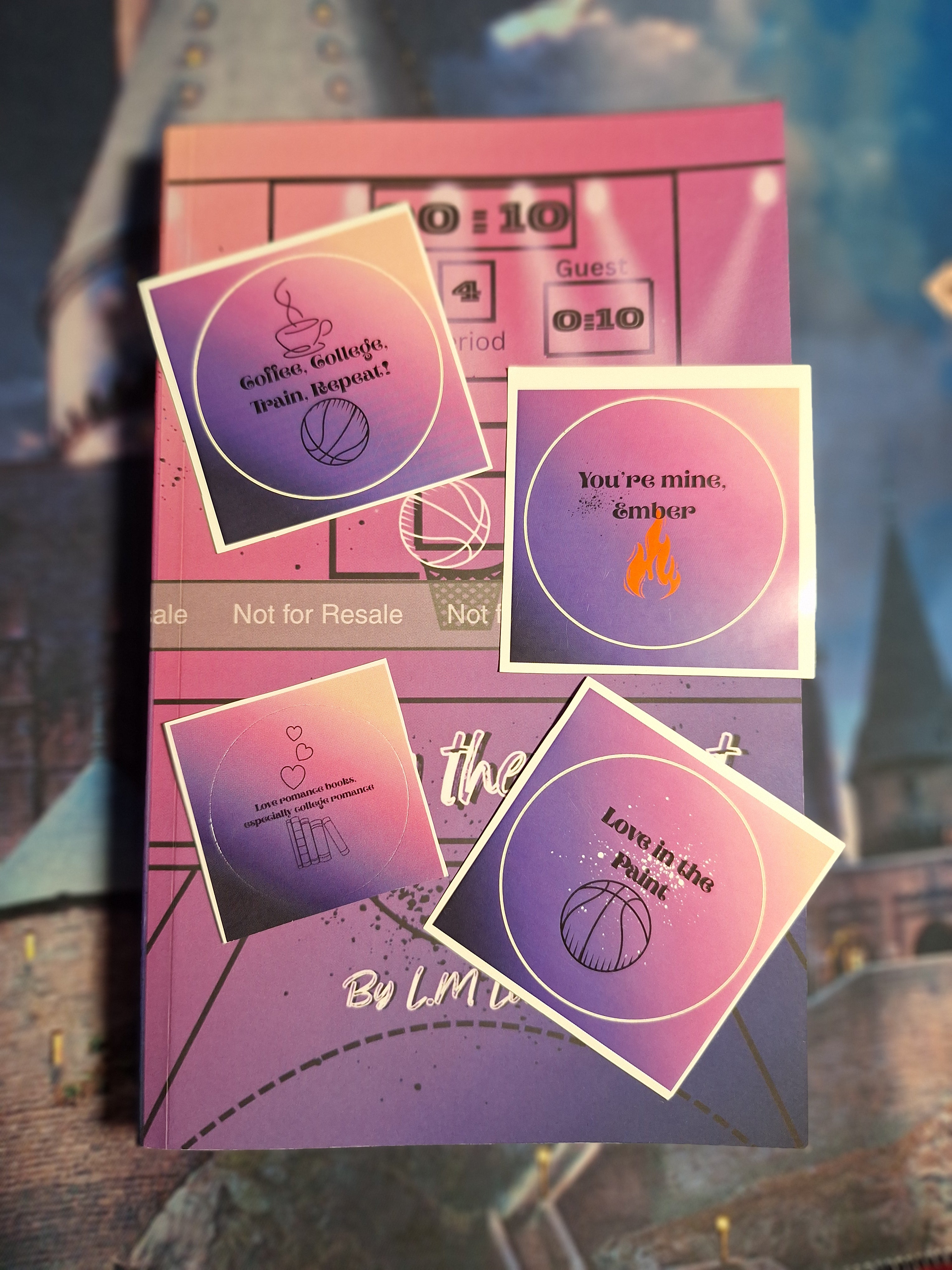 Signed Love in the Paint Paperback and Stickers (4)